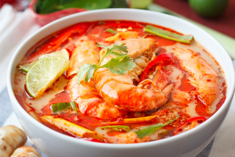 Caldo de Camarón con Verduras