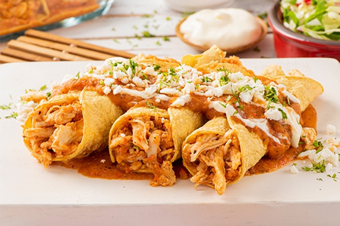 Enchiladas de Pollo
